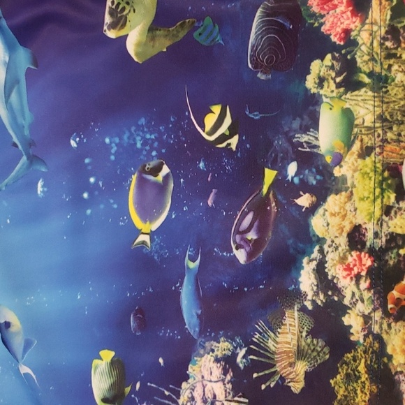 Hudson Baby 2-piece Rashguard Tropical Fish Swim Set - Picture 2 of 5